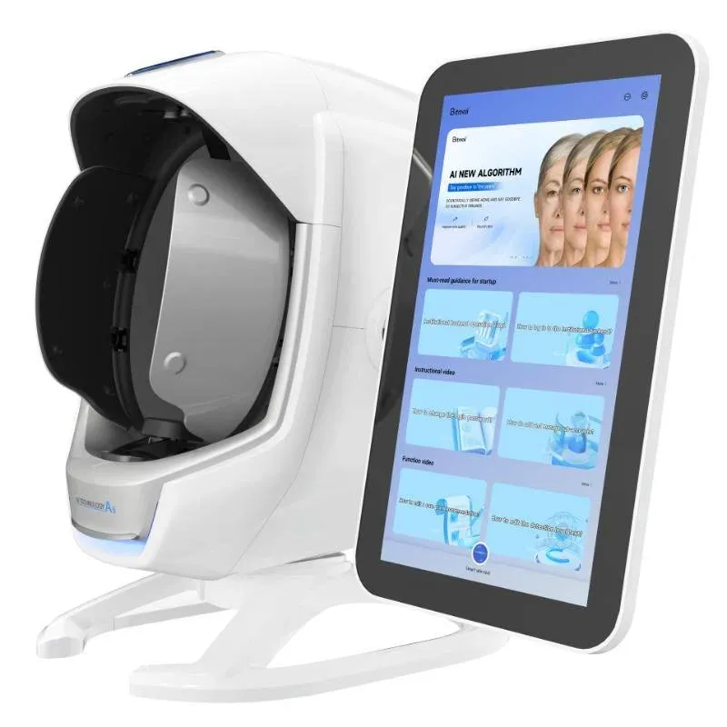 Bitmoji AI skin analysis device at Sorellina Clinic
