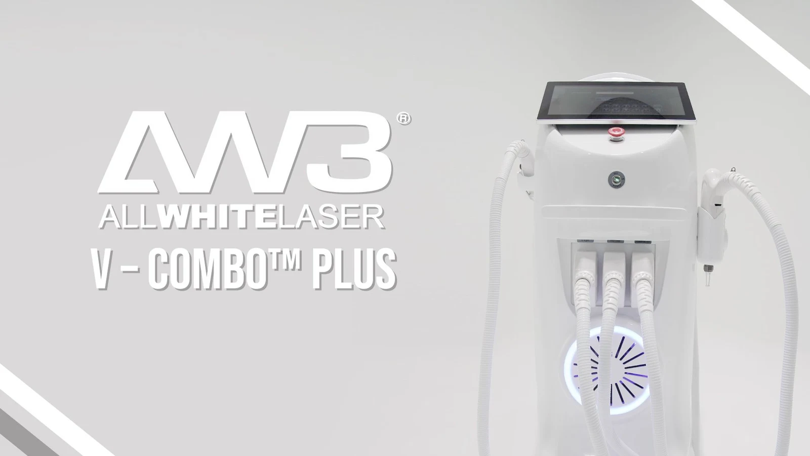 The AW3® V-Combo Plus laser platform used at Sorellina Clinic